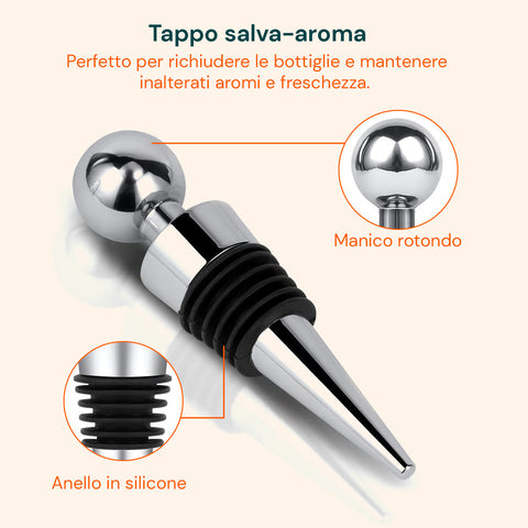 Sommelier set 6 kusů v elegantním hliníkovém kufříku