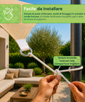 Vela Ombreggiante Quadrata Beige Idrorepellente con Protezione UV per Esterni