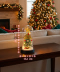 Albero di Natale Sotto Campana con Luci LED – Eleganza Natalizia Illuminata