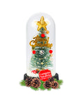 Albero di Natale Sotto Campana con Luci LED – Eleganza Natalizia Illuminata