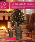 Base Realistica per Alberi di Natale XXL da 120 a 210 cm – Stile Tronco