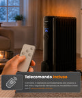 Radiatore Elettrico ad Olio 2000W 9 elementi con Regolazione 3 Livelli e Timer