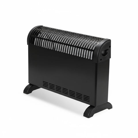 Podlahový elektrický konvektor 2000w 51 x 10,5 x 38,5 cm černý