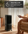 Raffrescatore Evaporativo 8,5L con Telecomando – Display LED Touch, 3 Velocità, Timer 7h e 80W