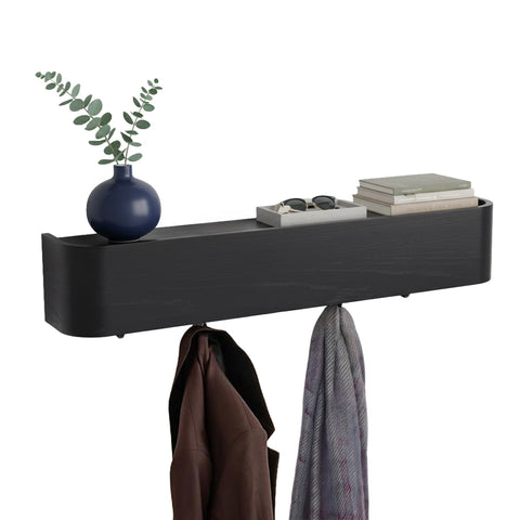 Moderní designový nástěnný věšák se 4 skrytými háčky