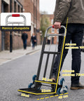 Carrello Pieghevole Multiuso con 6 Ruote Girevoli a 360° e 3 Corde