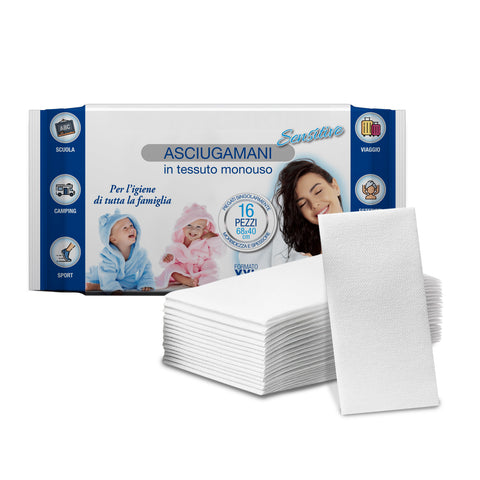 Jednorázové ručníky 68x40 cm – netkaná textilie XXL 16 / 576 ks pro každodenní hygienu