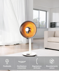 Stufa A Parabola Con Telecomando E Timer 450/900w 36cm