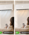 Unità interna del climatizzatore inverter con display LED