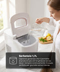 Macchina per il Ghiaccio con serbatoio 1,7L con paletta e vaschetta estraibile inclusa - 150W