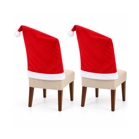Vánoční potah na židli ve tvaru čepice Santa Clause 50x60 cm