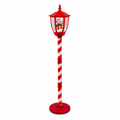 Vánoční lucerna s nafoukaným sněhem, hudbou a LED světly – 4 varianty