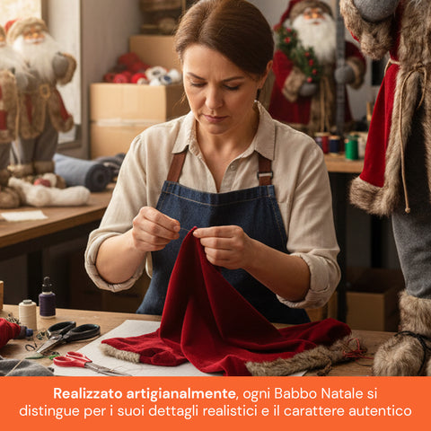 Vánoční dekorace Santa Claus – klasický styl, ideální do předsíně a obývacího pokoje
