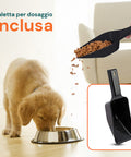 Dispenser Cibo per Cani e Gatti – 18L con Chiusura Ermetica