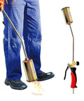 Cannello a Gas 60cm con Bruciatore ø45mm e Leva Rapida per Uso Professionale