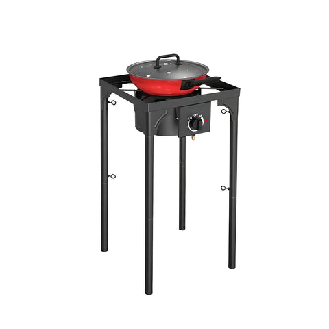 Fornellone da Cottura a Gas con Gambe Regolabili e Accensione Piezo 4,5 Kw