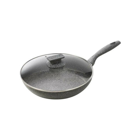 Indukční pánev se skleněnou poklicí 28cm