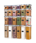 avilia home contenitori ermetici alimenti set 24 pezzi di diverse dimensioni con etichette ean 8052879011306