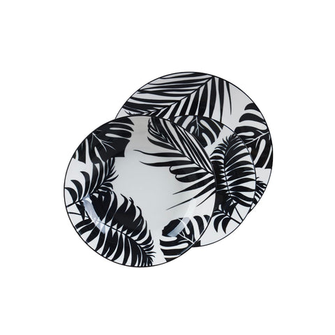 18dílná porcelánová jídelní souprava Spiky v bílé barvě, moderní a designová