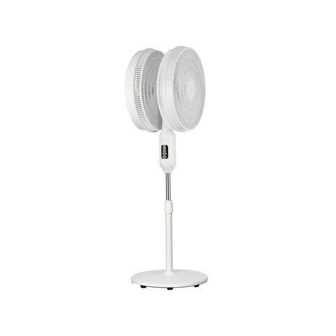Stojanový ventilátor 50 W s dvojím vystavením, nastavitelnou výškou a LED displejem