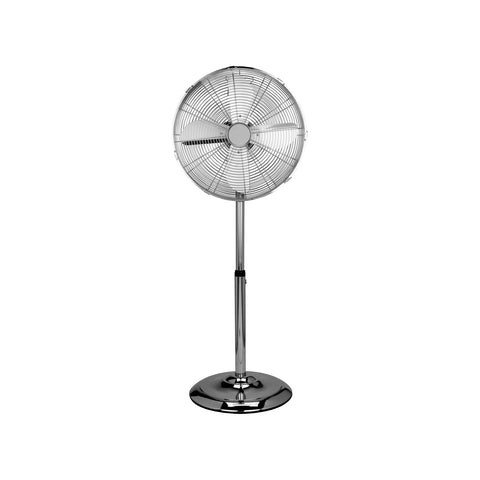 Nastavitelný stojanový ventilátor se 4 lopatkami, 3 rychlostmi a výkonem 50W