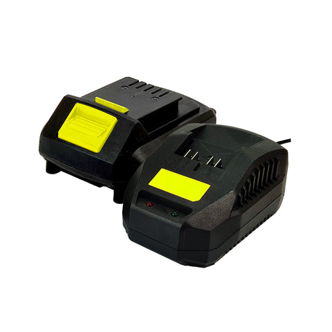 Sada baterie 2,0 Ah a nabíječky 4 LED 450w