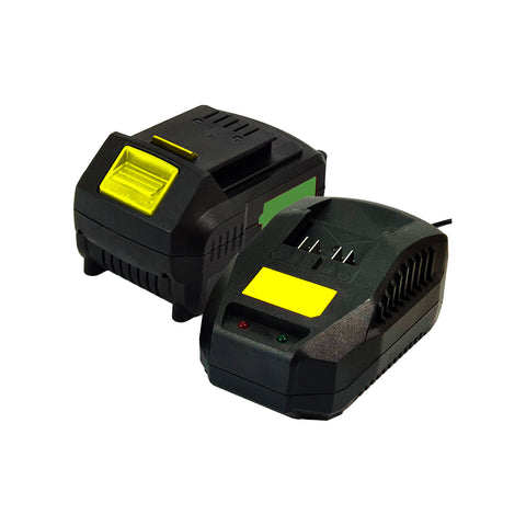 Sada baterie 4,0 Ah a nabíječky se 4 LED kontrolkami 900w