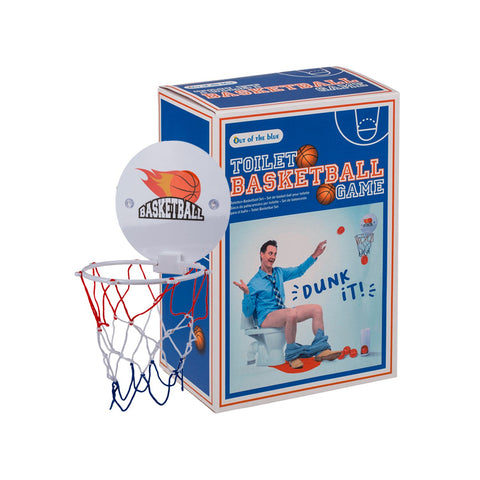 Basketbalová hra na WC – sada 7 kusů s košem a míčem