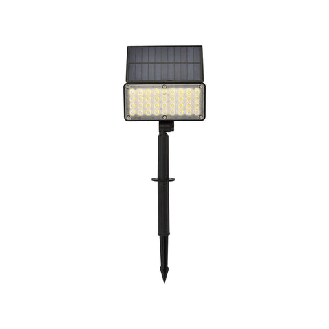 Solární LED reflektor se 2 režimy jasu a bodcem, 5w 4000k