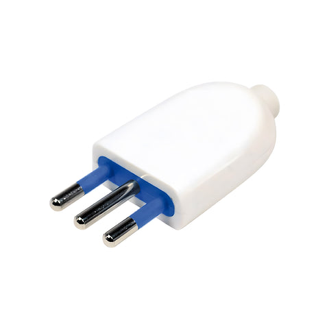 Pohyblivá zástrčka s dutinkami S11 10a 2p+T bílá