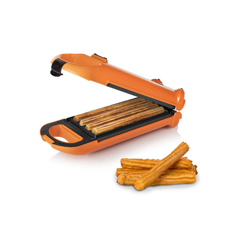 Elektrická nepřilnavá deska na 4 churros 700w oranžová