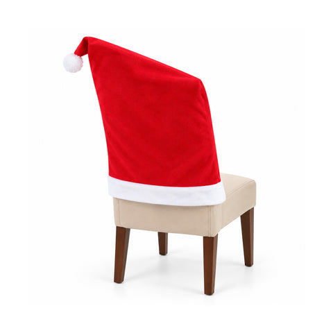 Vánoční potah na židli ve tvaru čepice Santa Clause 50x60 cm