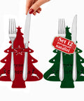 saint joy portaposate natalizi in feltro set 12 pezzi a forma di albero ean 8050043128027