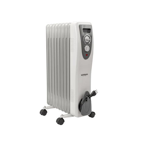 Elektrický olejový radiátor 2000 W - přenosný, 9 článků
