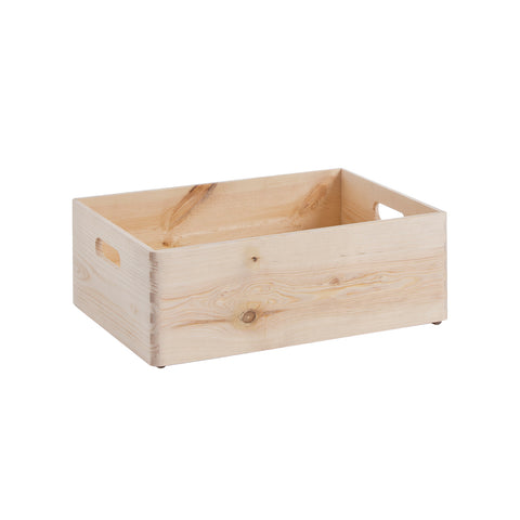 Dřevěný úložný box 40x15x30cm
