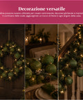 saint joy palline di natale set 12 pezzi a8 cm stile antico 2 colori ean 8050043128263