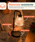 avilia home lampada scaldacandele con timer dimmerabile e altezza regolabile ean 8052879014871