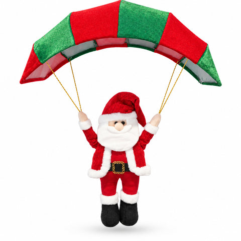 saint joy paracadute natalizio da appendere 80 cm con personaggio di natale 4 personaggi ean 8056819079845