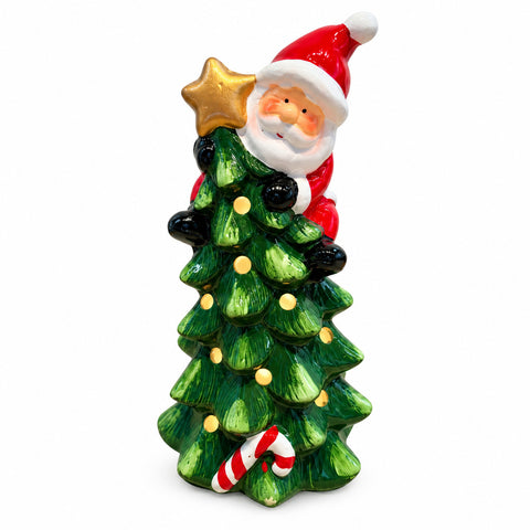 saint joy statuina natalizia in ceramica luminosa 26 cm con led 10 soggetti ean 8056819081961