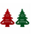 saint joy portaposate natalizi in feltro set 12 pezzi a forma di albero ean 8050043128027