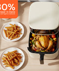 wintem friggitrice ad aria 45l con display led touch e 7 programmi di cottura 1800w ean 8052286432213