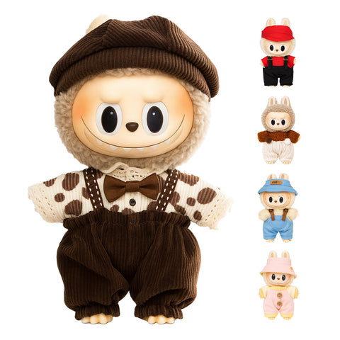 Sada 5 outfitů pro panenky 17 cm - tematické oblečení v různých stylech