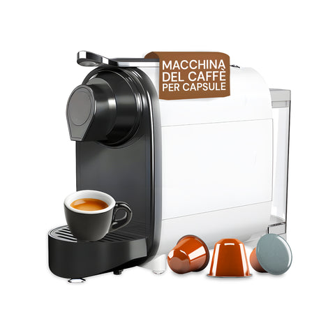 Kompaktní kávovar kompatibilní s kapslemi Nespresso s vyjímatelnou nádržkou 700ml