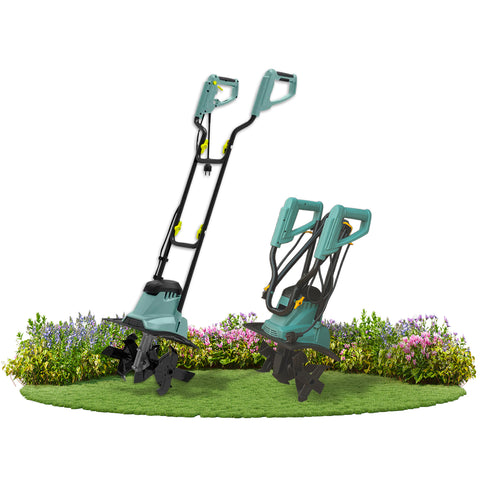 Skládací elektrický kultivátor 1050 W, 36 cm