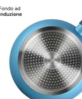 Avilia Padelle Antiaderenti Gaia Alluminio Blu con Fondo a Induzione Set 3 Pezzi 18-22-26cm con Manico Ergonomico Ean-8056819042856