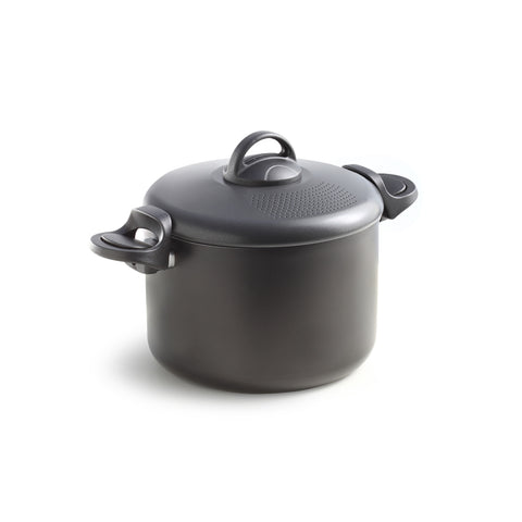 Hliníkový nepřilnavý hrnec s cedníkem, 22 cm, 5 l