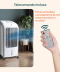 Raffrescatore 80w Confflusso 300m³/H, 3 Velocità E Serbatoio 4l Acqua E Ghiaccio
