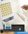 Wintem Ventilatore Raffrescatore Hurricane 110W Funzione Anionica, Timer 8h, Flusso 360° con Serbatoio 3,5L, LED Display e Telecomando  Ean-8052286431735
