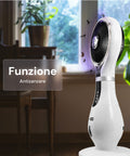 Ventilatore Nebulizzatore a Colonna con 3 Velocità, Telecomando e Serbatoio 2,3L Funzione Antizanzare Ionizzante Bianco -DCG-Ean-8054890610421