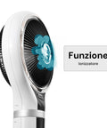 Ventilatore Nebulizzatore a Colonna con 3 Velocità, Telecomando e Serbatoio 2,3L Funzione Antizanzare Ionizzante Bianco -DCG-Ean-8054890610421